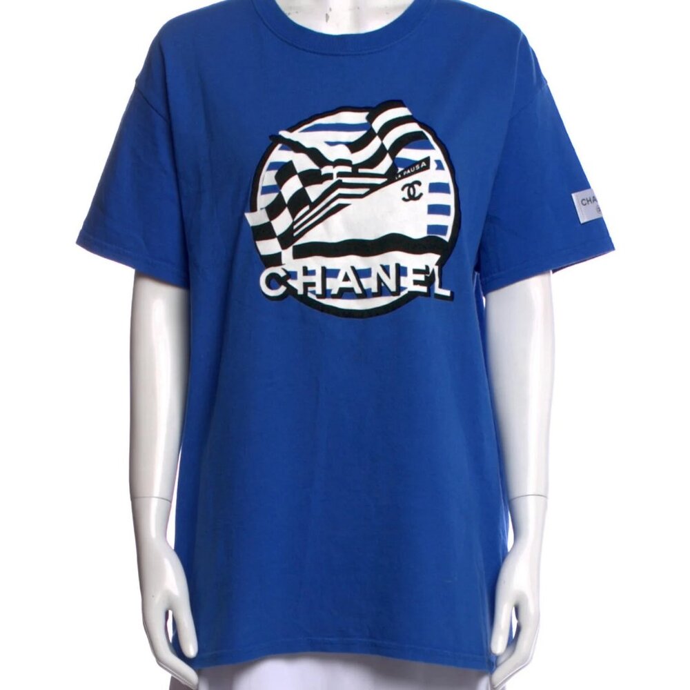 Chanel La Pausa 2019 Runway Graphic T Shirt